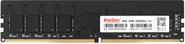 Оперативная память 8Gb DDR4 3200MHz KingSpec (KS3200D4P12008G) 11080 - фото 12255