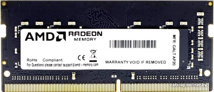 Оперативная память 8Gb DDR4 3200MHz AMD SO-DIMM (R948G3206S2S-U) RTL 11102 - фото 12280