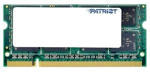 Оперативная память 8Gb DDR4 2666MHz Patriot SO-DIMM (PSD48G266682S) 11421 - фото 12664