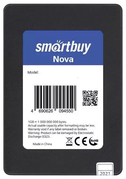 Накопитель SSD 240Gb SmartBuy Nova (SBSSD240-NOV-25S3) 11647 - фото 12940