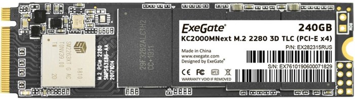 Накопитель SSD 240Gb ExeGate Next (KC2000TP240) 11751 - фото 13063