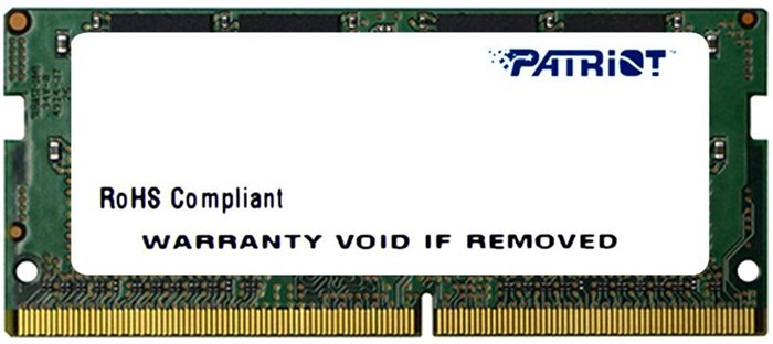 Оперативная память 8Gb DDR4 2400MHz Patriot SO-DIMM (PSD48G240081S) 11764 - фото 13079