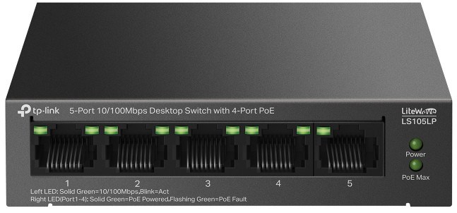 Коммутатор (свитч) TP-Link LS105LP 12180 - фото 13648