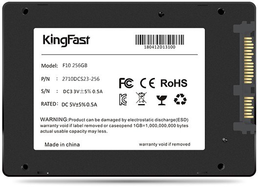 Накопитель SSD 256Gb KingFast F10 (F10-256) 12221 - фото 13692