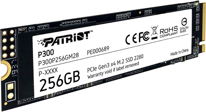 Накопитель SSD 256Gb Patriot P300 (P300P256GM28) 12330 - фото 13863