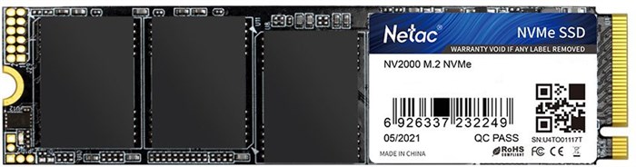 Накопитель SSD 256Gb Netac NV2000 (NT01NV2000-256-E4X) 12683 - фото 14317