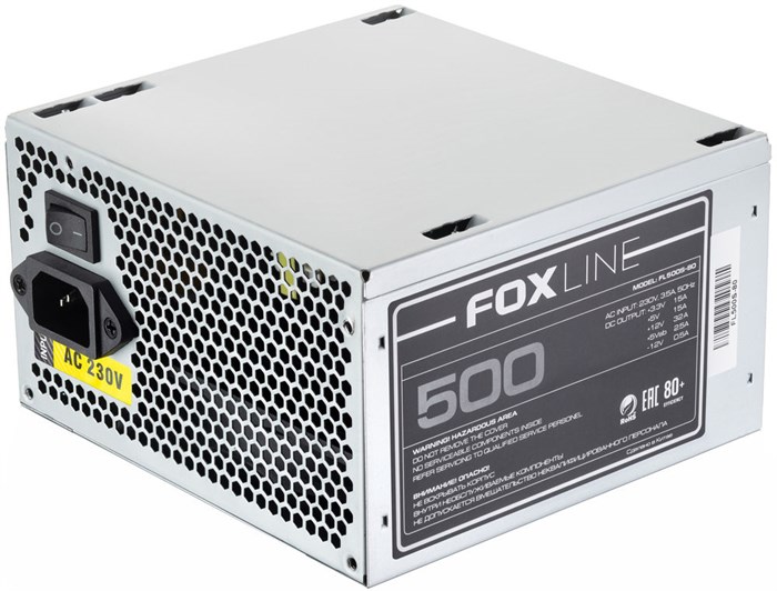 Блок питания 500W Foxconn FL500S-80 OEM 12887 - фото 14588