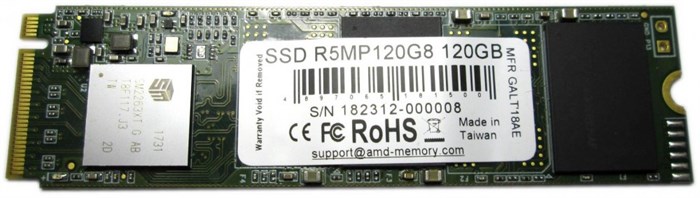 Накопитель SSD 120Gb AMD R5 Series (R5MP120G8) 13035 - фото 14873