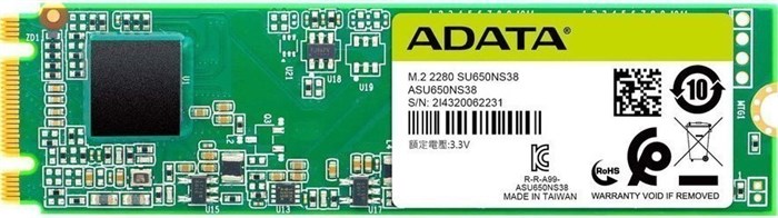 Накопитель SSD 240Gb ADATA Ultimate SU650 (ASU650NS38-240GT-B) OEM 13342 - фото 15290