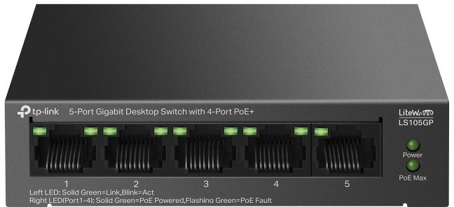 Коммутатор (свитч) TP-Link LS105GP 13563 - фото 15647