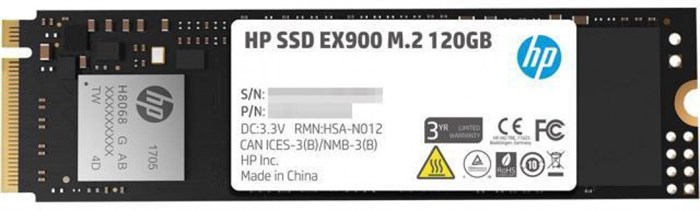 Накопитель SSD 120Gb HP EX900 (2YY42AA) 13650 - фото 15750