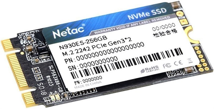 Накопитель SSD 256Gb Netac N930ES (NT01N930ES-256G-E2X) 14099 - фото 16451