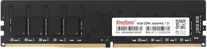 Оперативная память 16Gb DDR4 2666MHz KingSpec (KS2666D4P12016G) 14197 - фото 16600