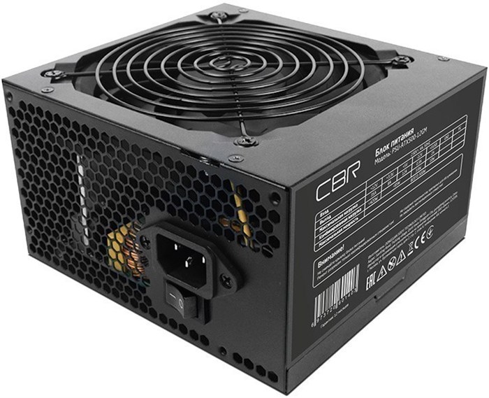 Блок питания 500W CBR PSU-ATX500-12GM 14429 - фото 16933