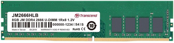 Оперативная память 16Gb DDR4 2666MHz Transcend (JM2666HLB-16G) 14465 - фото 16996