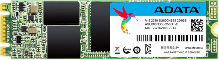 Накопитель SSD 256Gb ADATA Ultimate SU800 (ASU800NS38-256GT-C) 15032 - фото 17835