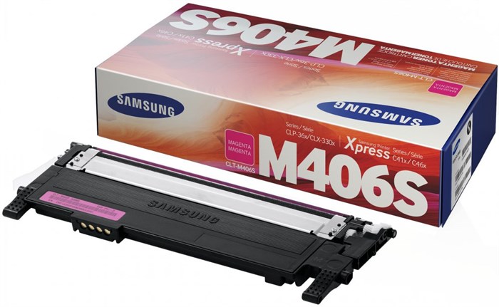 Картридж Samsung CLT-M406S Magenta 15599 - фото 18888