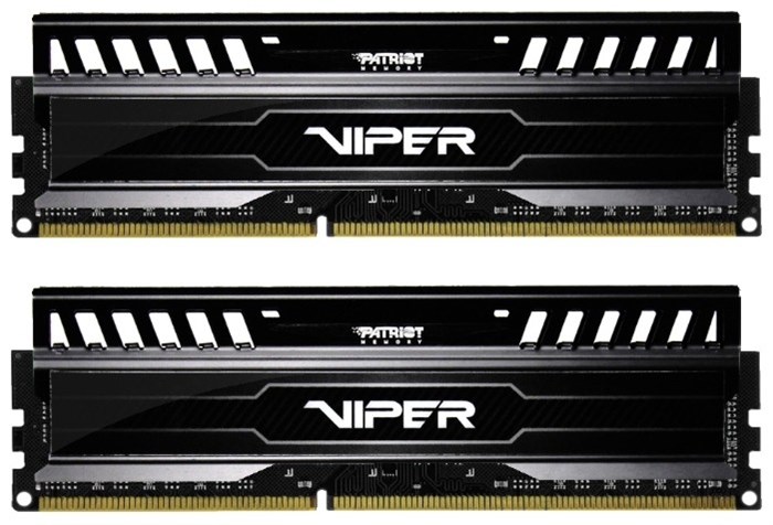 Оперативная память 16Gb DDR-III 1600MHz Patriot Viper 3 Black Mamba (PV316G160C9K) (2x8Gb KIT) 15732 - фото 19112