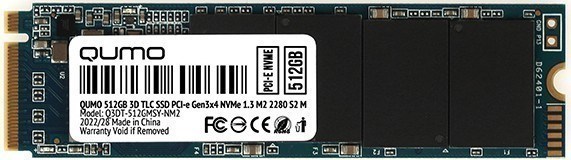 Накопитель SSD 512Gb QUMO Novation 3D (Q3DT-512GMSY-NM2) 15787 - фото 19207