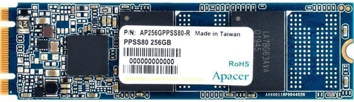 Накопитель SSD 256Gb Apacer PPSS80 (AP256GPPSS80-R) 15845 - фото 19297