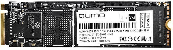 Накопитель SSD 512Gb QUMO Novation (Q3DT-512GHHS-NM2) 15848 - фото 19302