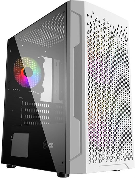 Корпус Powercase Mistral Micro Z3W Mesh LED White 15900 - фото 19384