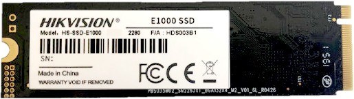 Накопитель SSD 512Gb Hikvision E1000 (HS-SSD-E1000/512G) 15985 - фото 19528