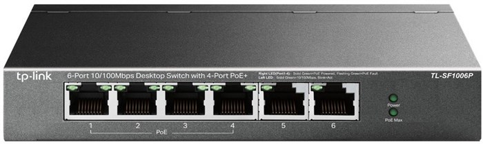 Коммутатор (свитч) TP-Link TL-SF1006P 16000 - фото 19552