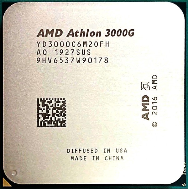 Процессор AMD Athlon 3000G OEM 16255 - фото 19981