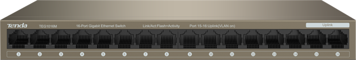 Коммутатор (свитч) Tenda TEG1016M 16682 - фото 20809