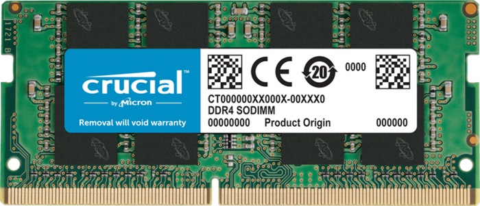 Оперативная память 16Gb DDR4 3200MHz Crucial SO-DIMM (CT16G4SFRA32A) 16940 - фото 21347