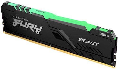 Оперативная память 16Gb DDR4 2666MHz Kingston Fury Beast RGB (KF426C16BB1A/16) 17108 - фото 21687