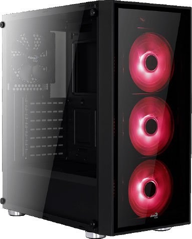 Корпус AeroCool Quartz Red 17154 - фото 21800