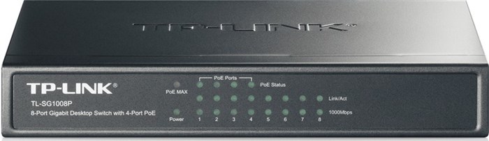 Коммутатор (свитч) TP-Link TL-SG1008P 17242 - фото 21991