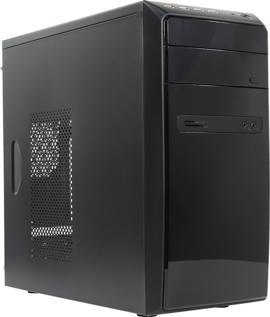 Корпус Powerman ES726BK 450W Black 17263 - фото 22048