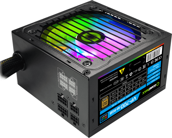 Блок питания 700W GameMax VP-700-RGB-MODULAR 17373 - фото 22275