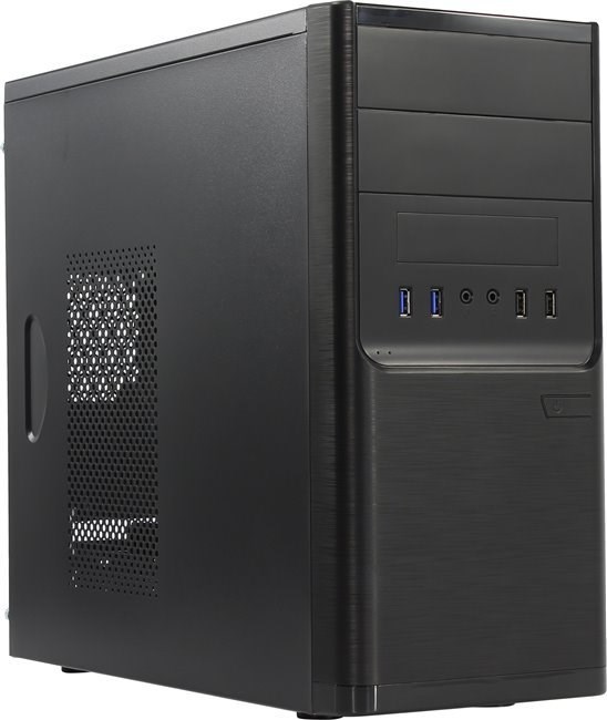 Корпус Powerman ES701BK 450W Black 17402 - фото 22347