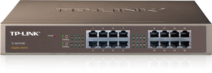 Коммутатор (свитч) TP-Link TL-SG1016D 17544 - фото 22611