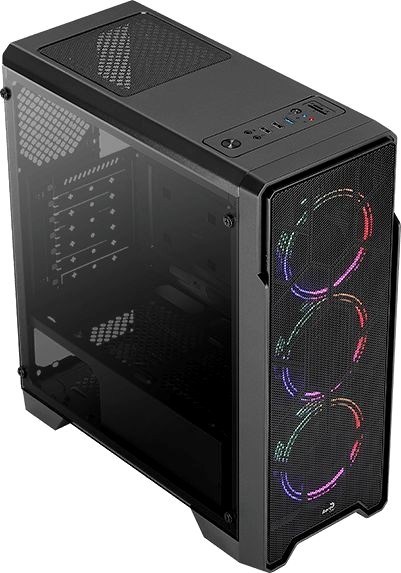 Корпус AeroCool Ore Saturn FRGB-G-BK-v1 17633 - фото 22803