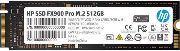 Накопитель SSD 512Gb HP FX900 Pro (4A3T9AA) 17741 - фото 23073