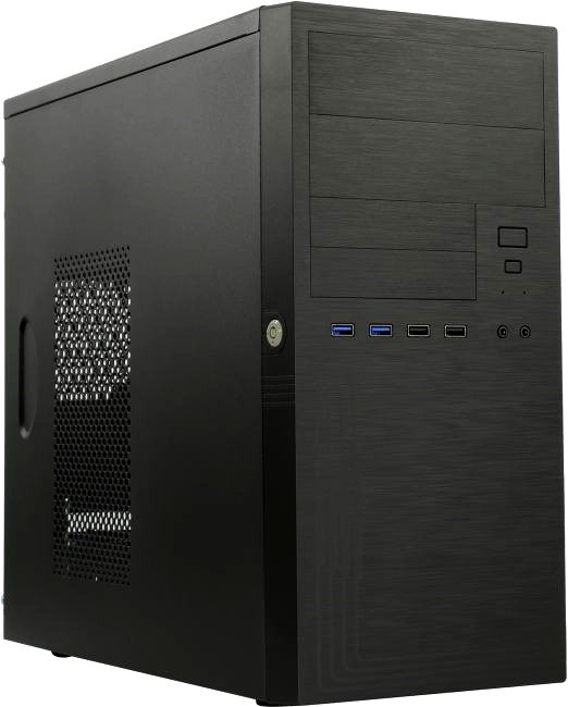 Корпус Powerman ES555 450W Black 18026 - фото 23678