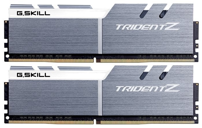 Оперативная память 16Gb DDR4 3200MHz G.Skill Trident Z (F4-3200C16D-16GTZSW) (2x8Gb KIT) 18433 - фото 24511