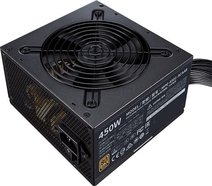 Блок питания 450W Cooler Master MWE Bronze V2 (MPE-4501-ACAAB-EU) 18459 - фото 24609