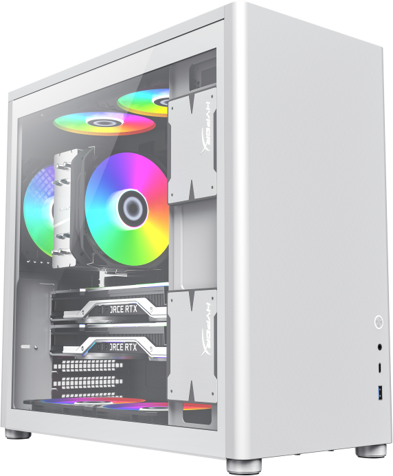 Корпус GameMax Spark Pro Full White 18536 - фото 24748