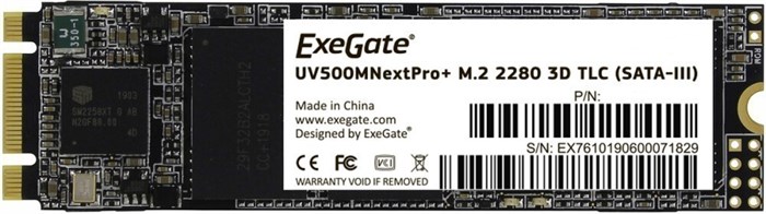 Накопитель SSD 1Tb ExeGate NextPro+ (M2UV500TS1TB) 18556 - фото 24806