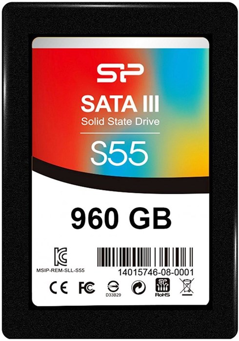 Накопитель SSD 960Gb Silicon Power S55 (SP960GBSS3S55S25) 18753 - фото 25259