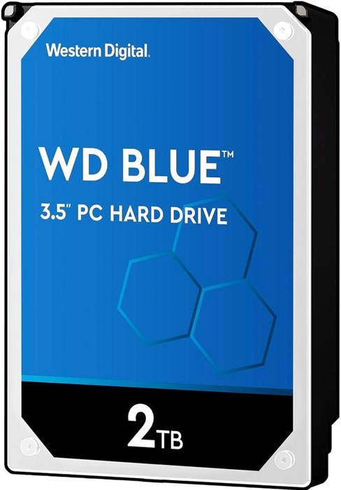 Жёсткий диск 2Tb SATA-III WD Blue (WD20EARZ) 19023 - фото 25911