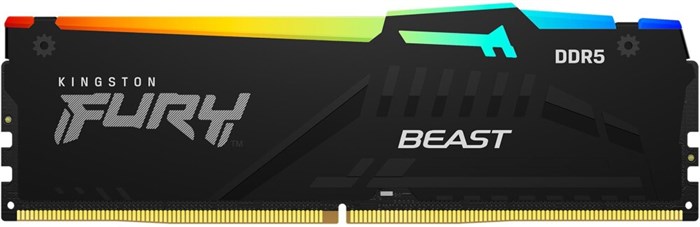 Оперативная память 16Gb DDR5 5600MHz Kingston Fury Beast RGB (KF556C40BBA-16) 19073 - фото 26016