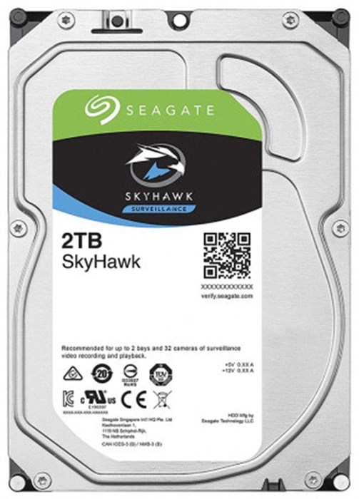 Жёсткий диск 2Tb SATA-III Seagate SkyHawk Surveillance (ST2000VX015) 19255 - фото 26472