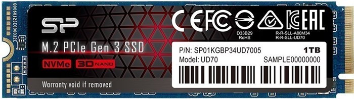 Накопитель SSD 1Tb Silicon Power UD70 (SP01KGBP34UD7005) 19424 - фото 26897